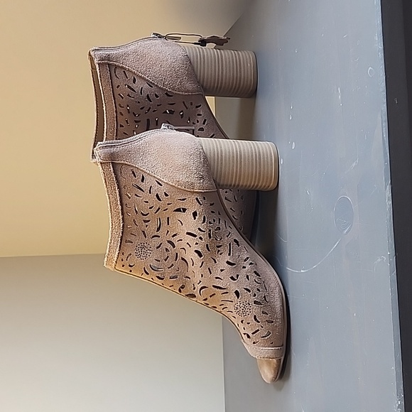Open Toe Booties - Picture 2 of 6